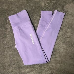 Clubhouse Clothing Scrunch Leggings Lavender